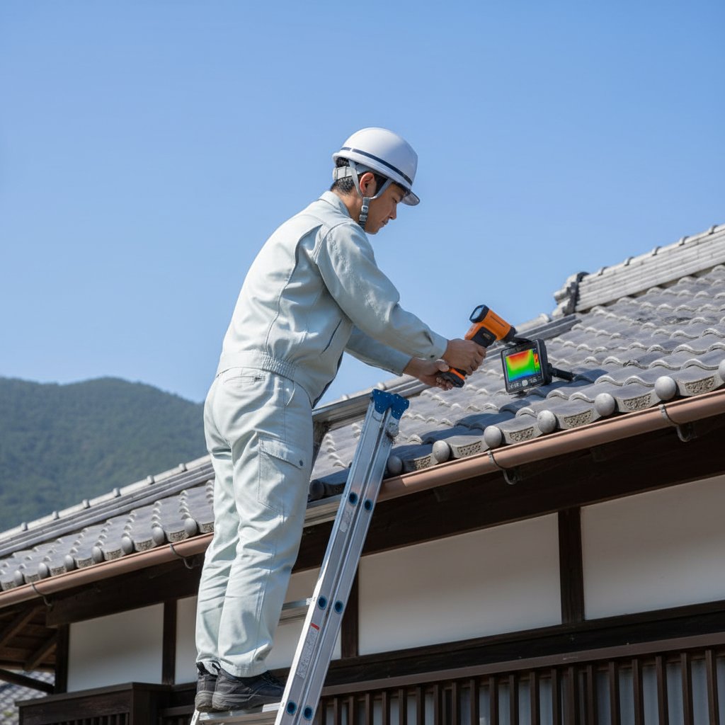 雨漏り鑑定士による調査